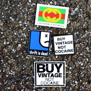 Buy Vintage Not Cocaine Sticker